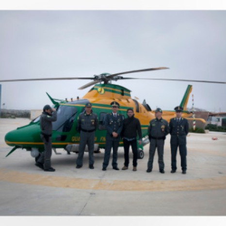 Hubschrauberkommando Guardia di Finanza Lampedusa